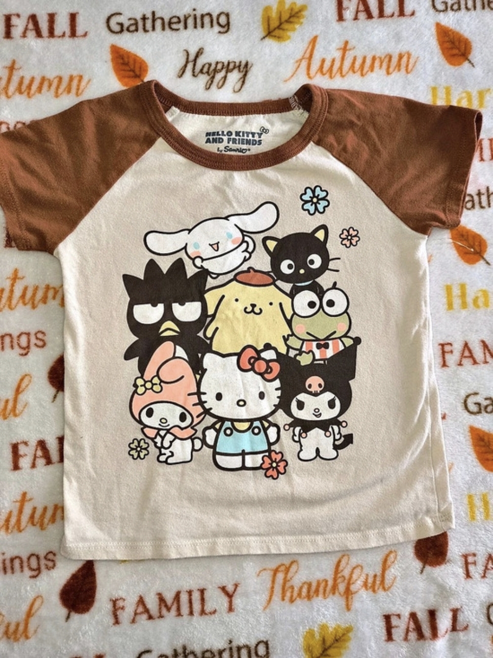 Sanrio Hello Kitty and Friends Graphic T-Shirt Short Sleeve Tee